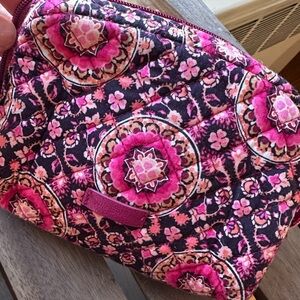 Vera Bradley Medium Cosmetic Bag in Lilac Medallion